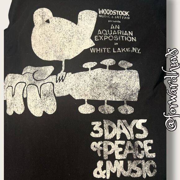 2019 Woodstock Music Festival T-Shirt – Size Medium - Picture 9 of 10